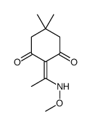 2-(1-(methoxyimino)ethyl)-5,5-dimethyl-3-hydroxycyclohex-2-en-1-one structure