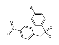 (4-bromo-phenyl)-(4-nitro-benzyl)-sulfone Structure