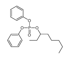 octan-3-yl diphenyl phosphate Structure