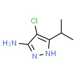 1H-Pyrazol-3-amine,4-chloro-5-(1-methylethyl)-结构式