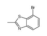 7-溴-2-甲基苯并[D]噻唑结构式