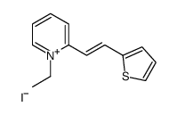 1-ethyl-2-(2-thiophen-2-ylethenyl)pyridin-1-ium,iodide Structure