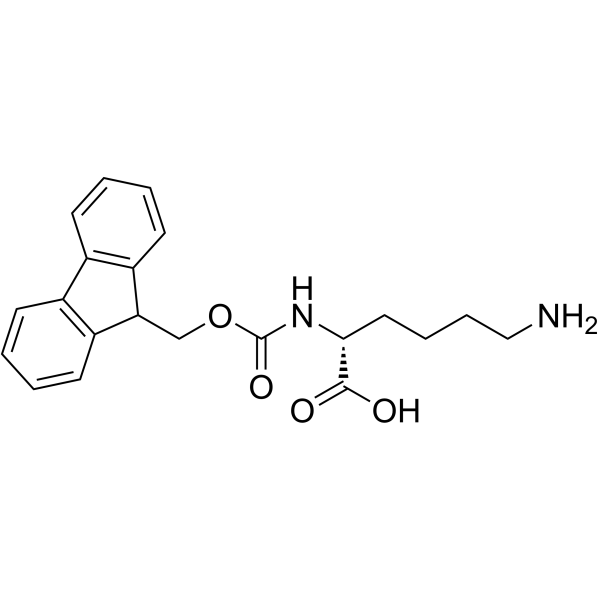 Fmoc-D-赖氨酸结构式