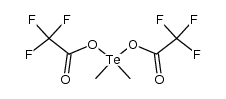 dimethyltellurium(IV) bis(trifluoroacetate)结构式