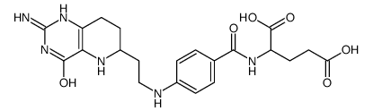 5,6,7,8-tetrahydro-8-deazahomofolic acid Structure