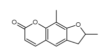 5',8-Dimethyl-4',5'-dihydropsoralene Structure