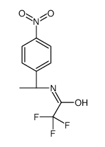 2,2,2-trifluoro-N-[(1S)-1-(4-nitrophenyl)ethyl]acetamide结构式
