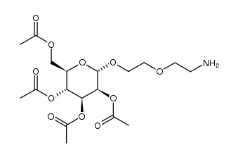 2-(2-aminoethoxy)ethyl O-2',3',4',6'-tetraacetyl-α-D-mannopyranoside Structure