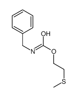 2-methylsulfanylethyl N-benzylcarbamate结构式
