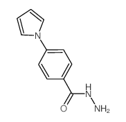 4-(1H-吡咯-1-基)苯肼结构式