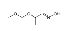 (S)-3-Methoxymethoxy-butan-2-one oxime Structure
