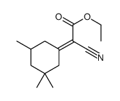 ethyl 2-cyano-2-(3,3,5-trimethylcyclohexylidene)acetate结构式