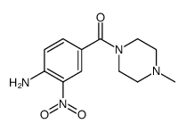 (4-Amino-3-nitrophenyl)(4-methyl-1-piperazinyl)methanone结构式
