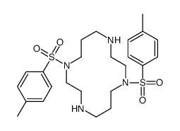 1,8-bis-(4-methylphenyl)sulfonyl-1,4,8,11-tetrazacyclotetradecane结构式