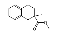 methyl 2-methyl-1,2,3,4-tetrahydronaphthalene-2-carboxylate结构式