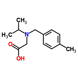 N-Isopropyl-N-(4-methylbenzyl)glycine结构式