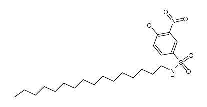 N-hexadecyl-4-chloro-3-nitrobenzenesulfonamide Structure