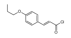 3-(4-propoxyphenyl)prop-2-enoyl chloride Structure