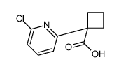 1-(6-chloropyridin-2-yl)cyclobutane-1-carboxylic acid Structure