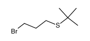 3-bromopropyl 1,1-dimethylethyl thioether结构式