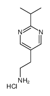 2-(2-propan-2-ylpyrimidin-5-yl)ethanamine,hydrochloride Structure