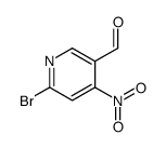 6-bromo-4-nitropyridine-3-carbaldehyde结构式