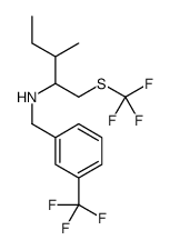 3-Methyl-N-[3-(trifluoromethyl)benzyl]-1-[(trifluoromethyl)sulfan yl]-2-pentanamine Structure