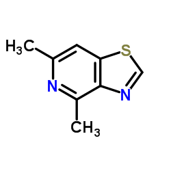 4,6-Dimethyl[1,3]thiazolo[4,5-c]pyridine结构式