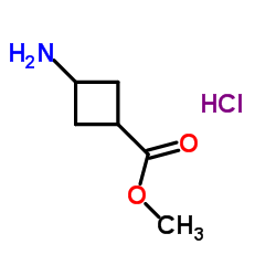 顺式-3-氨基环丁烷羧酸甲酯盐酸盐结构式