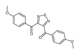 [4-(4-methoxybenzoyl)-1,2,5-thiadiazol-3-yl]-(4-methoxyphenyl)methanone结构式