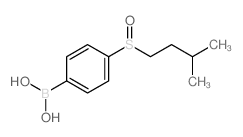 (4-(ISOPENTYLSULFINYL)PHENYL)BORONIC ACID structure