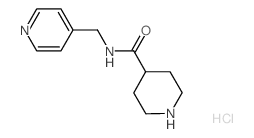 N-(4-Pyridinylmethyl)-4-piperidinecarboxamide hydrochloride Structure