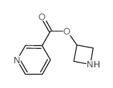 3-Azetidinyl nicotinate Structure