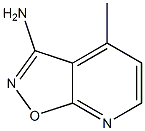 4-Methyl-isoxazolo[5,4-b]pyridin-3-ylamine结构式