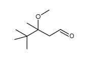 3-methoxy-3,4,4-trimethylpentanal结构式