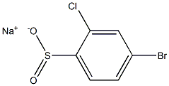 4-溴-2-氯苯亚磺酸钠结构式