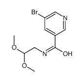 5-bromo-N-(2,2-dimethoxyethyl)nicotinamide picture