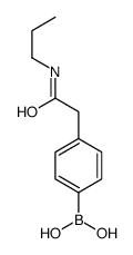 4-(2-Oxo-2-(propylamino)ethyl)phenylboronic acid structure