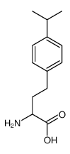 2-amino-4-(4-propan-2-ylphenyl)butanoic acid结构式