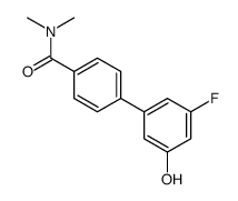 4-(3-fluoro-5-hydroxyphenyl)-N,N-dimethylbenzamide Structure