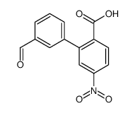 2-(3-formylphenyl)-4-nitrobenzoic acid结构式