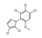 2,3-dichloro-1-(2,3,4-trichloro-6-methoxyphenyl)-1H-pyrrole结构式