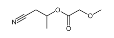 (+/-)-3-(methoxyacetoxy)butyronitrile Structure