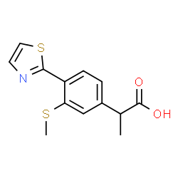 α-Methyl-3-(methylthio)-4-(2-thiazolyl)benzeneacetic acid picture