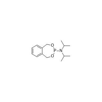 N,N-Diisopropyl-1,5-dihydrobenzo[e][1,3,2]dioxaphosphepin-3-amine structure