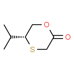 1,4-Oxathian-2-one,5-(1-methylethyl)-,(R)-(9CI)结构式