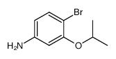 4-bromo-3-[(1-methylethyl)oxy]aniline结构式