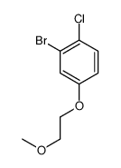 2-bromo-1-chloro-4-(2-methoxyethoxy)benzene结构式