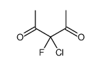 3-chloro-3-fluoropentane-2,4-dione结构式