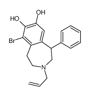 3-allyl-6-bromo-7,8-dihydroxy-1-phenyl-2,3,4,5-tetrahydro-1H-3-benzazepine structure
